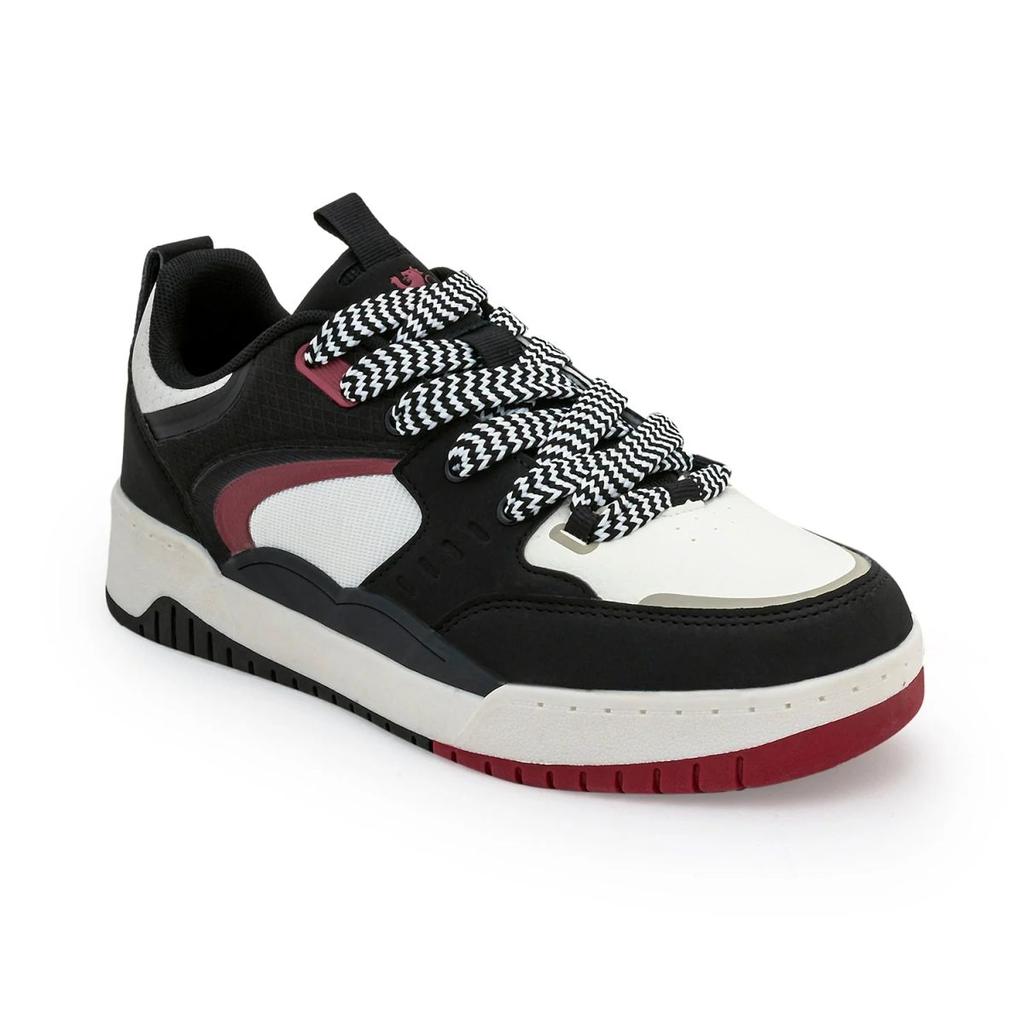 Sneakers for Men in Black and Red | Casual Shoes