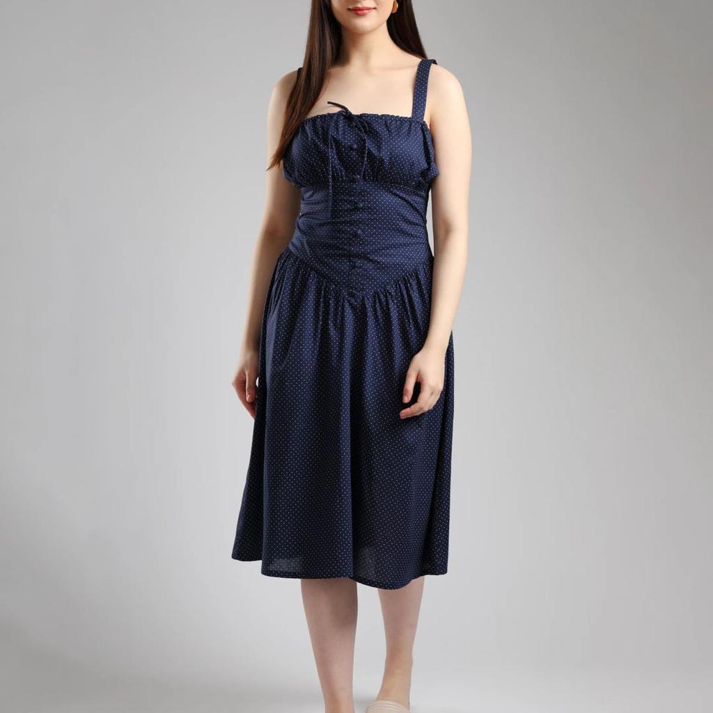 Alara Fit& Flare Dress - Blue
