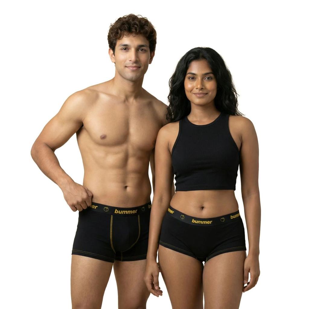 Brief & Boy Short Matching Set - Blanc — photo 10