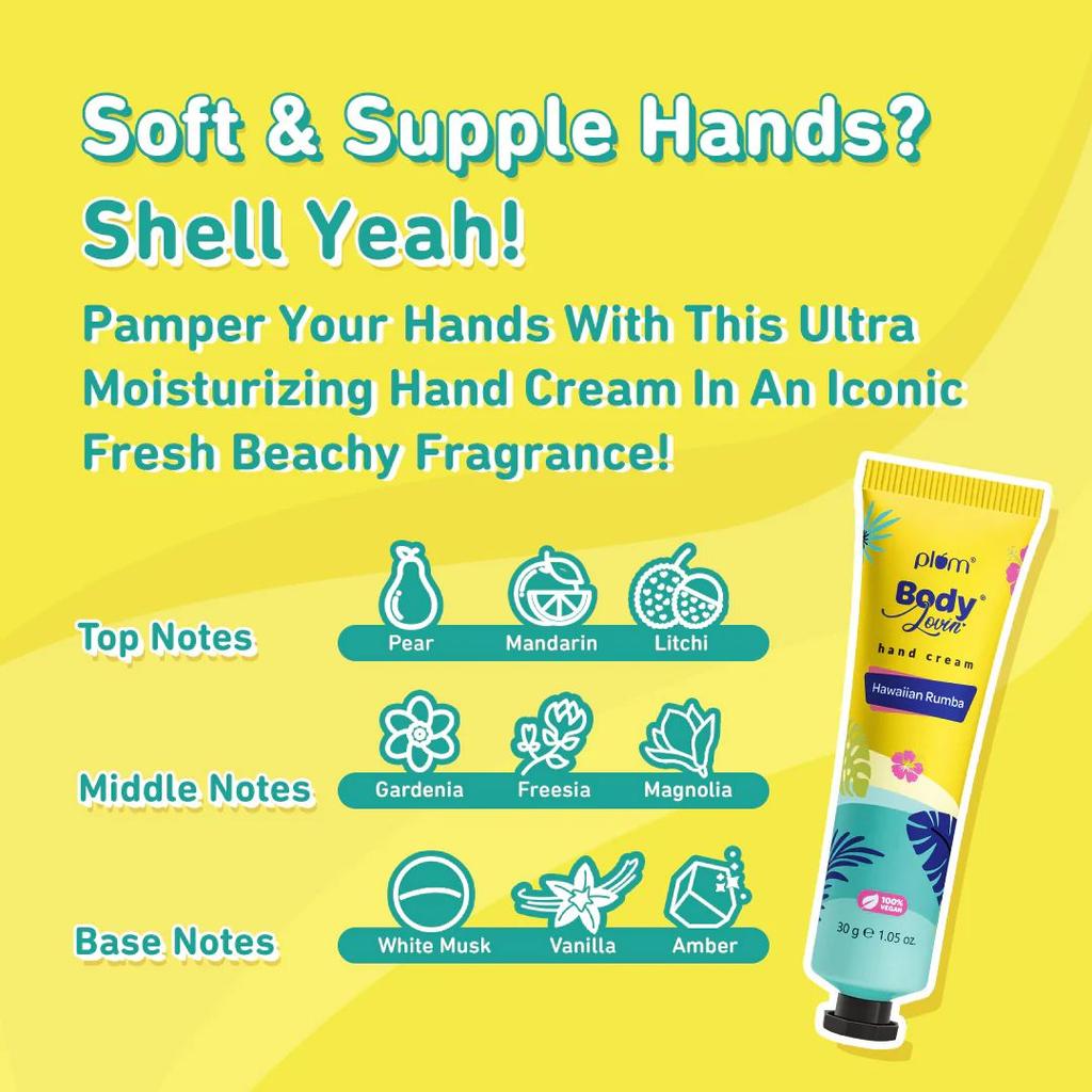 Hawaiian Rumba Hand Cream by Plum Body Lovin'| 30g