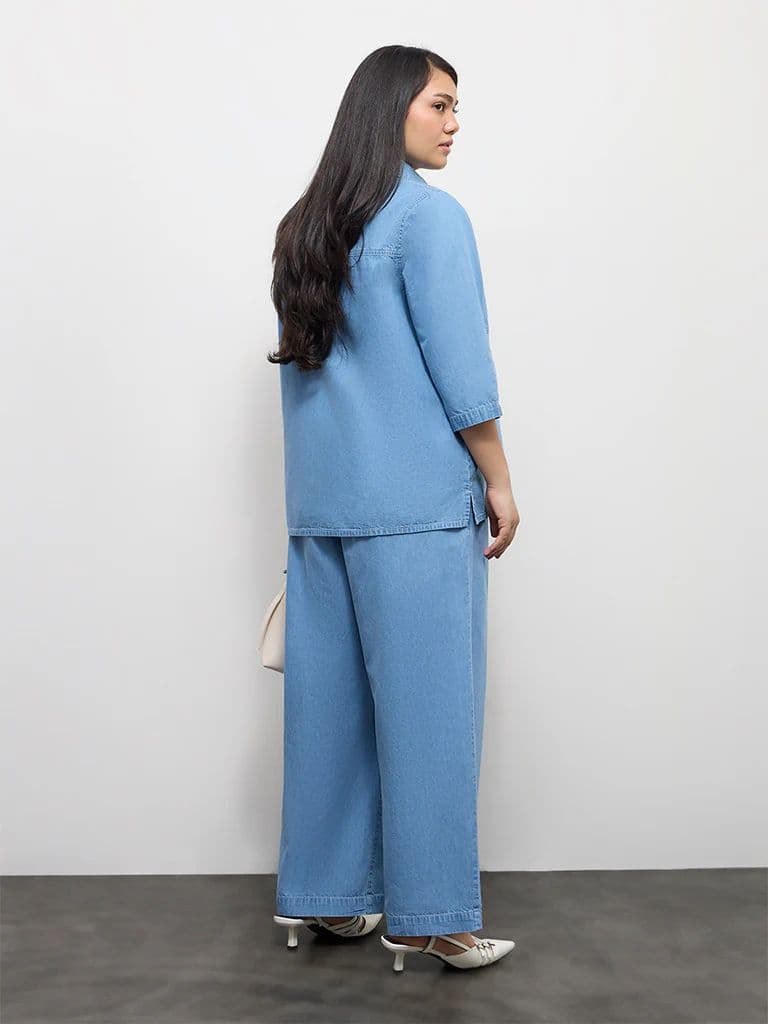 Gia Blue High-Rise Denim Jeggings — photo 4