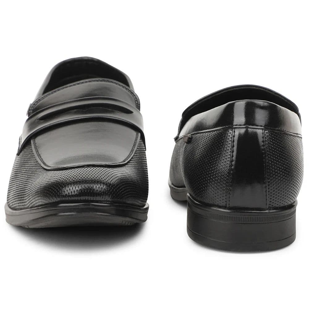 Healers Black Formal Non Lacing Moccasins For Mens VCL-106 By Liberty — photo 6