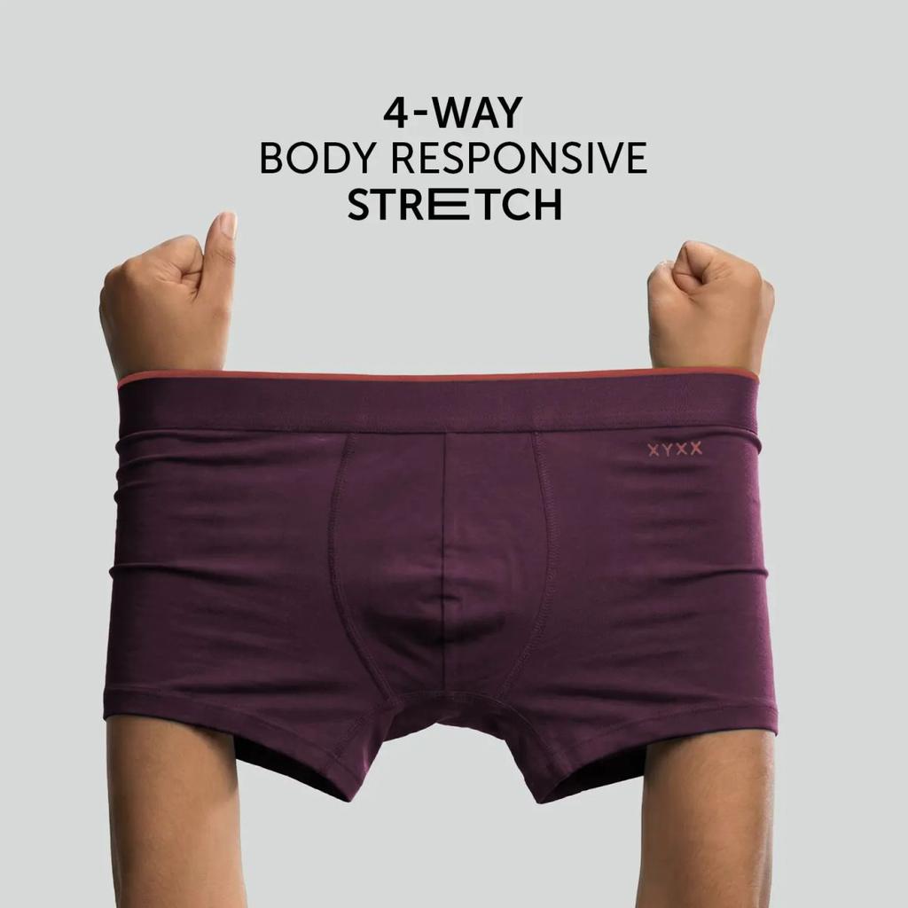 Uno Modal Trunks - Plum Red — photo 3