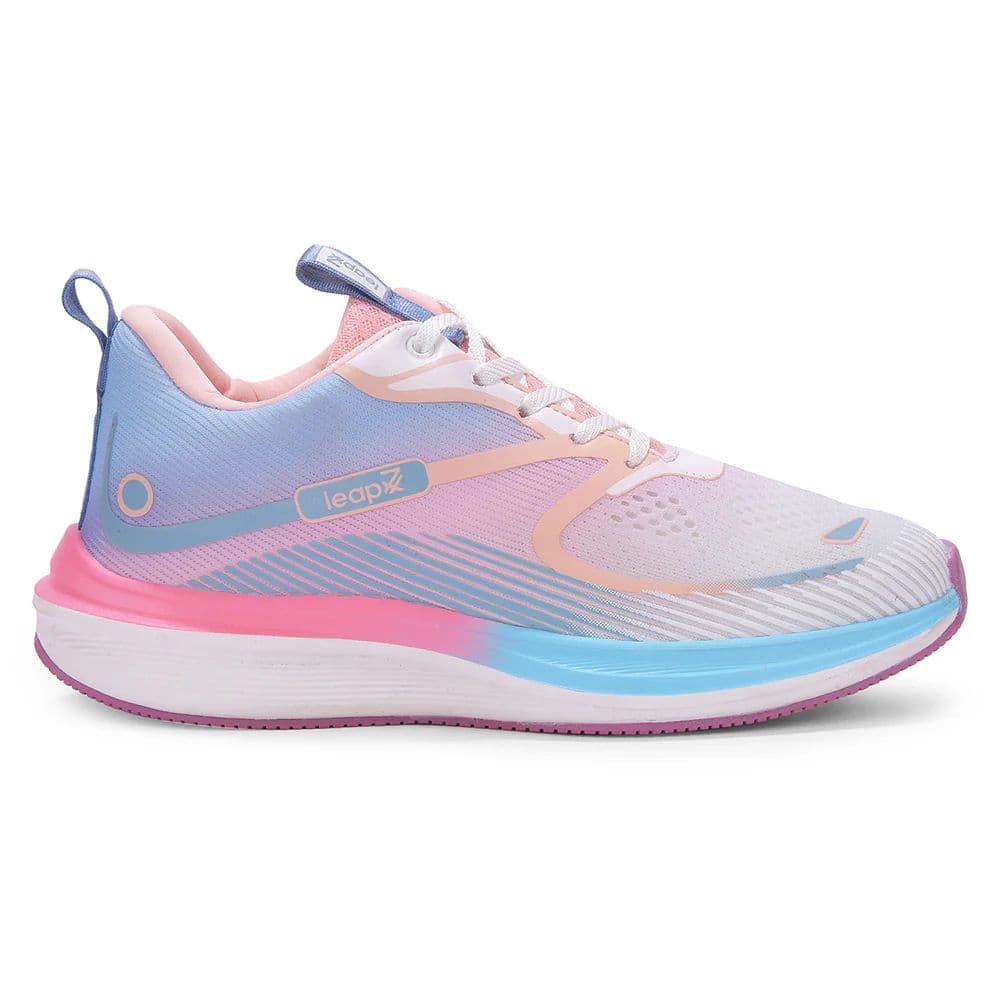 Leap7x SINESTAR-E Pink Sports Lacing Running Shoes For Women By Liberty — photo 4