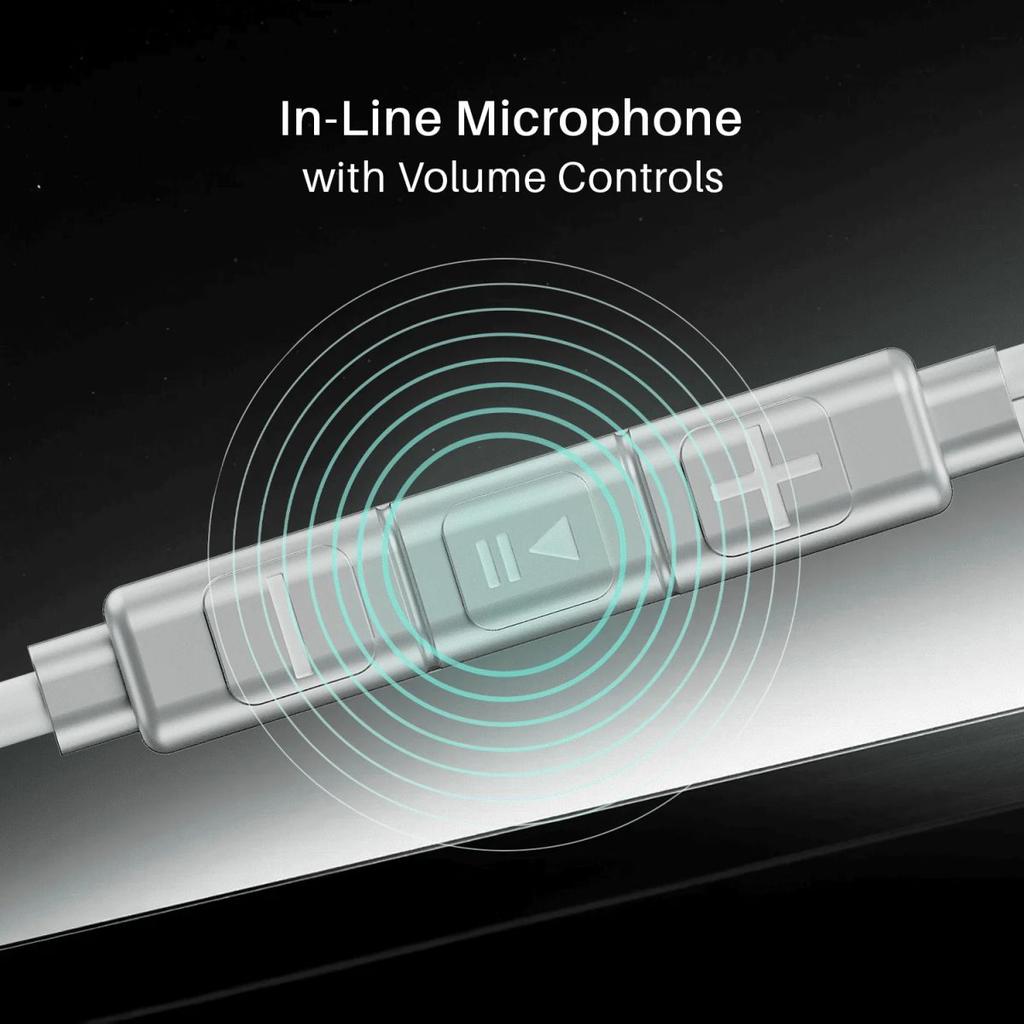 Bassheads 90C | Wired Earphones with 10mm Drivers, Magnetic Metallic Buds, In-Line Mic & Lightweight Design — photo 10