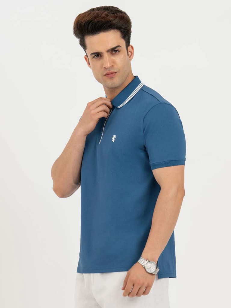 Polo T Shirts for Men in Dark Blue | Classic Polo T Shirts — photo 2