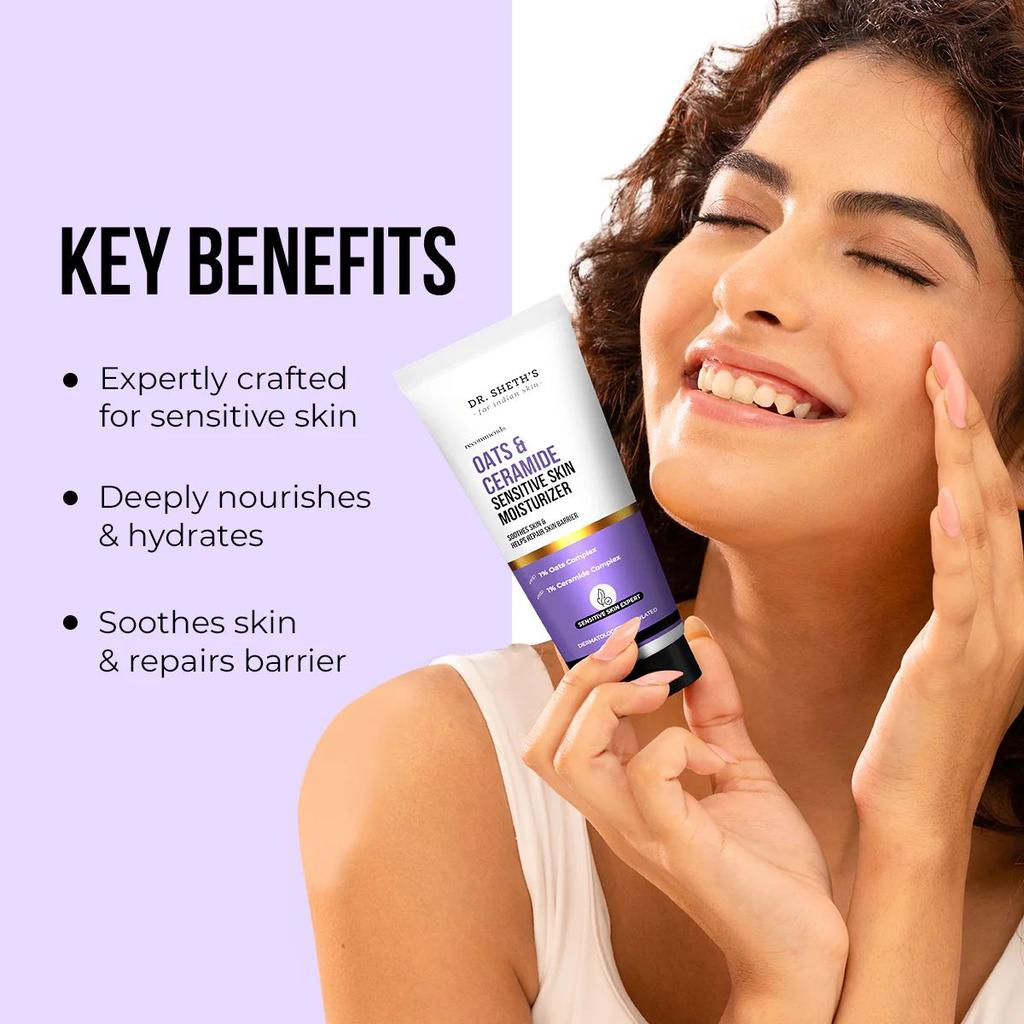 Oats & Ceramide Sensitive Skin Moisturizer - 100g