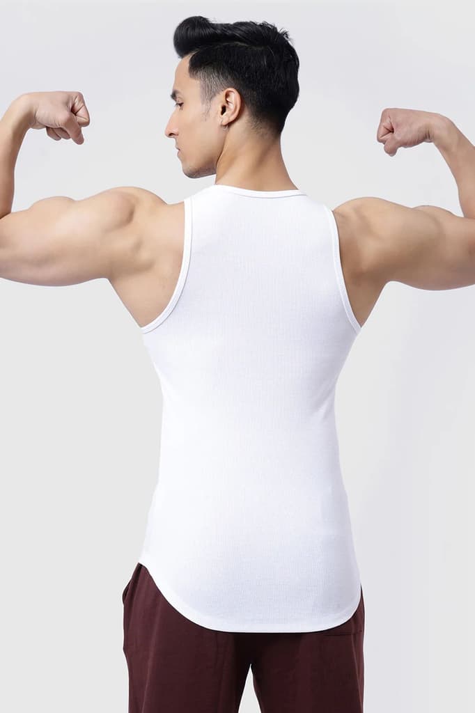 Ribbed Tank White — photo 6