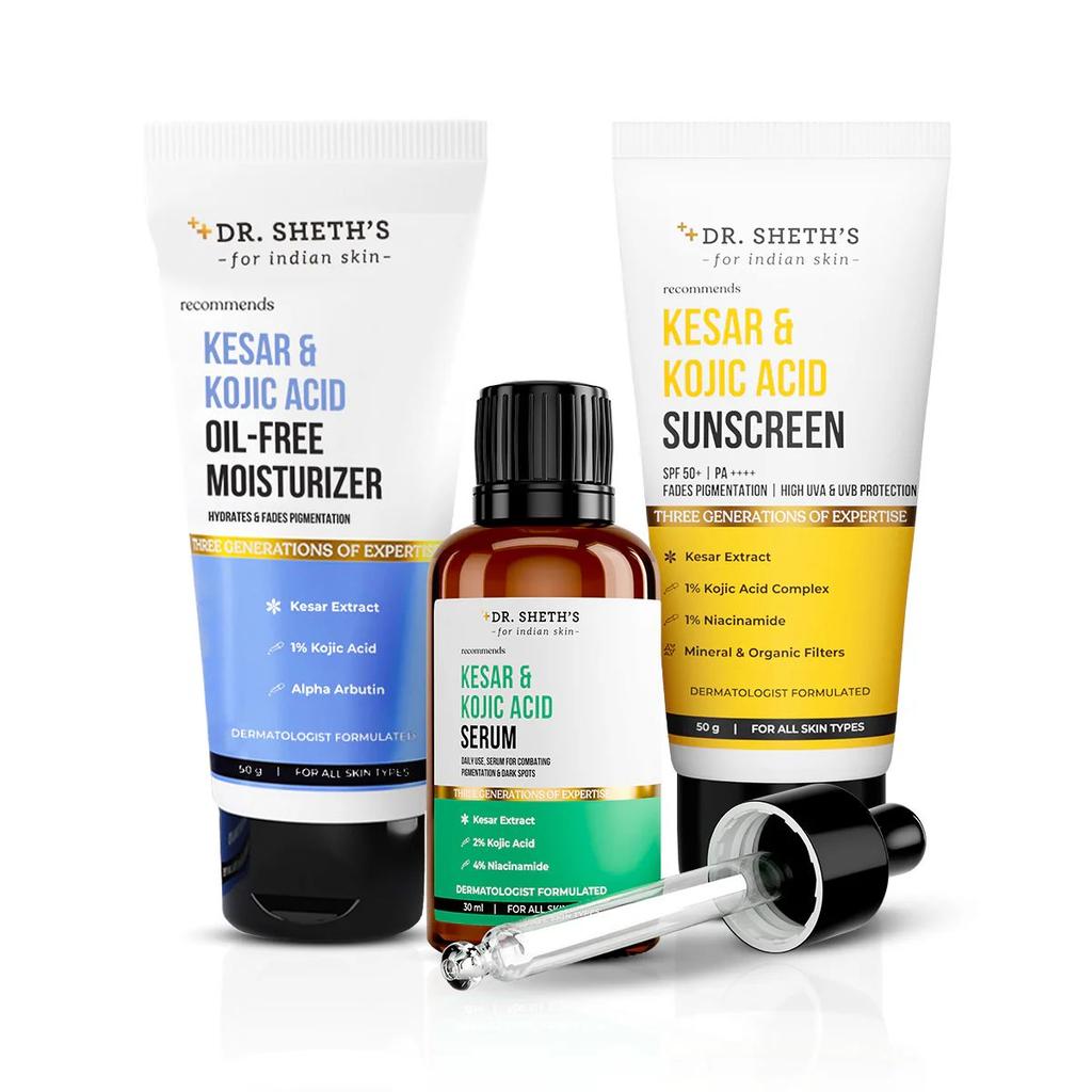 Kesar & Kojic Acid Anti-Pigmentation Trio