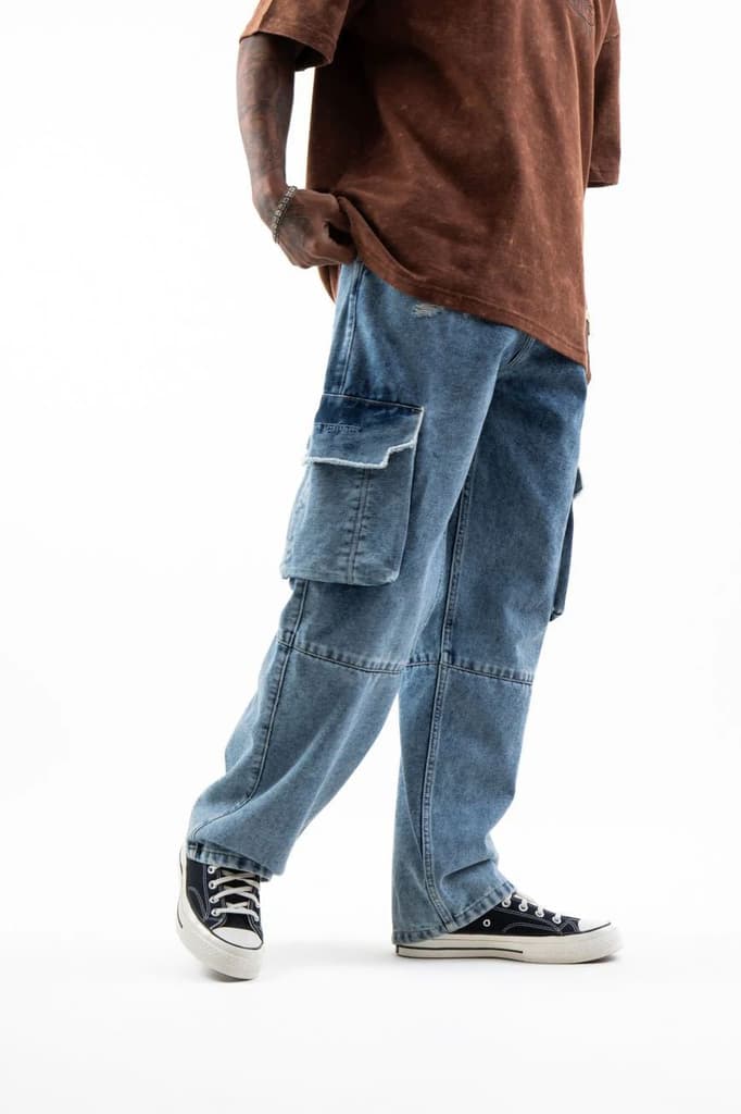 Steel Denim Cargo Pants_Royal Enfield x Urban Monkey — photo 6