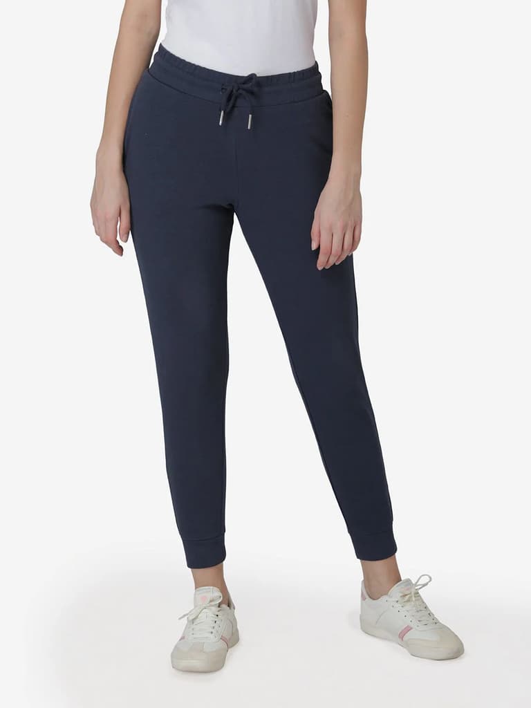 Joggers for Women in Navy | Cotton Athleisure Jogger Pants — 26 / Navy