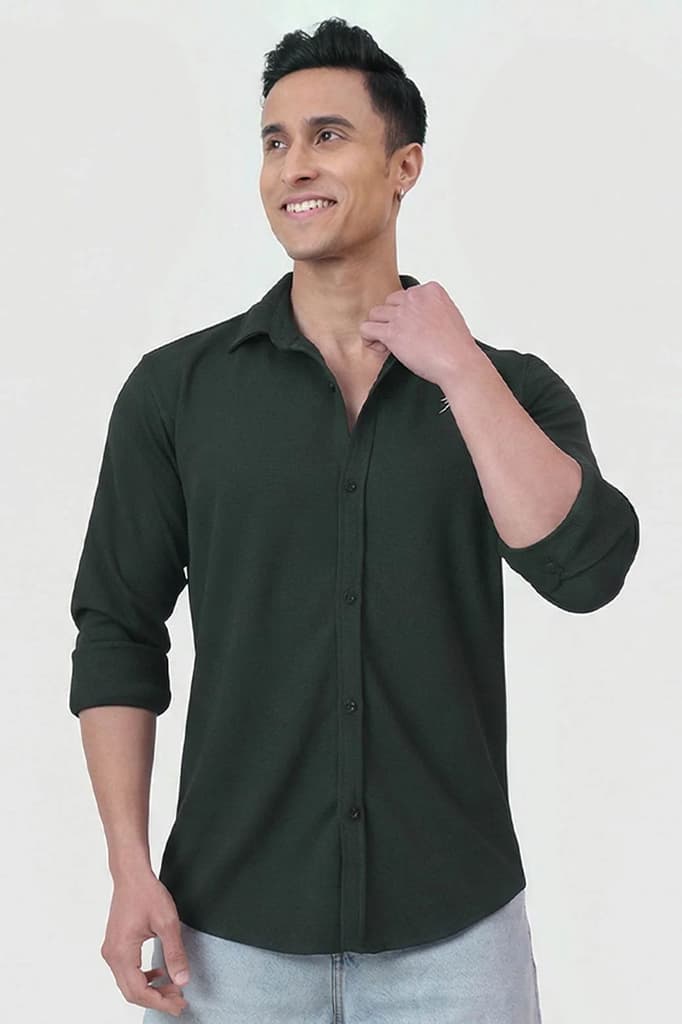 Foundation Fullsleeves Shirt Olive — photo 5