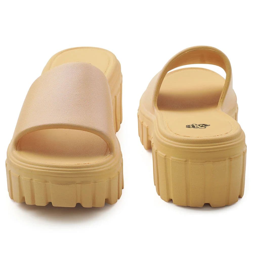 A-HA Yellow Casual Sandal For Women LB46-01E By Liberty — photo 6