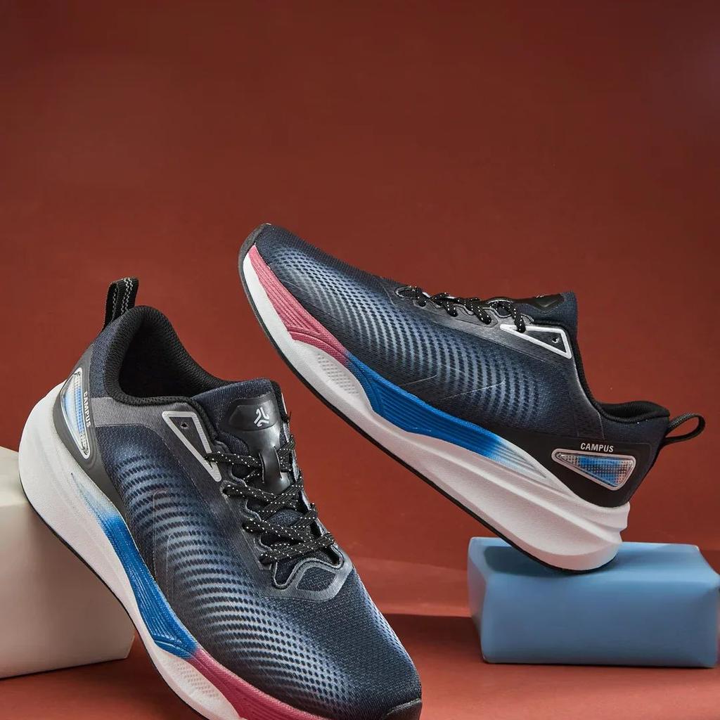 STAVE Black Men's Running Shoes