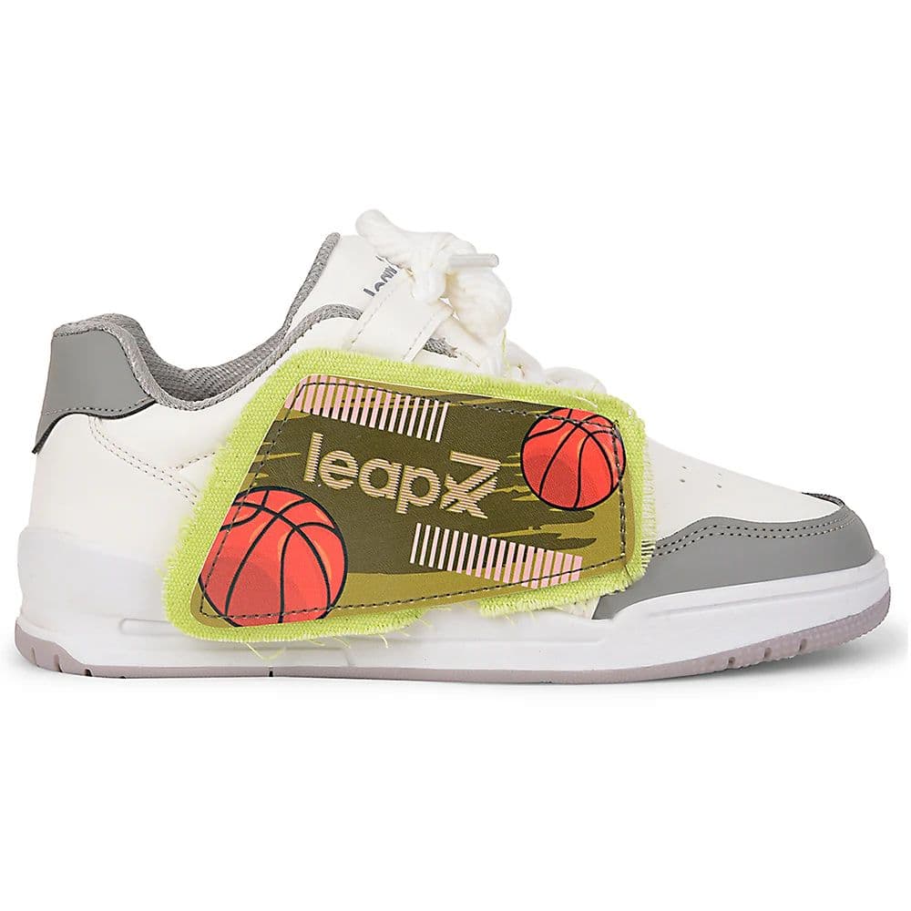 Leap7x Grey Casual Lacing Sneakers For Kids ENVY-2 By Liberty — photo 2