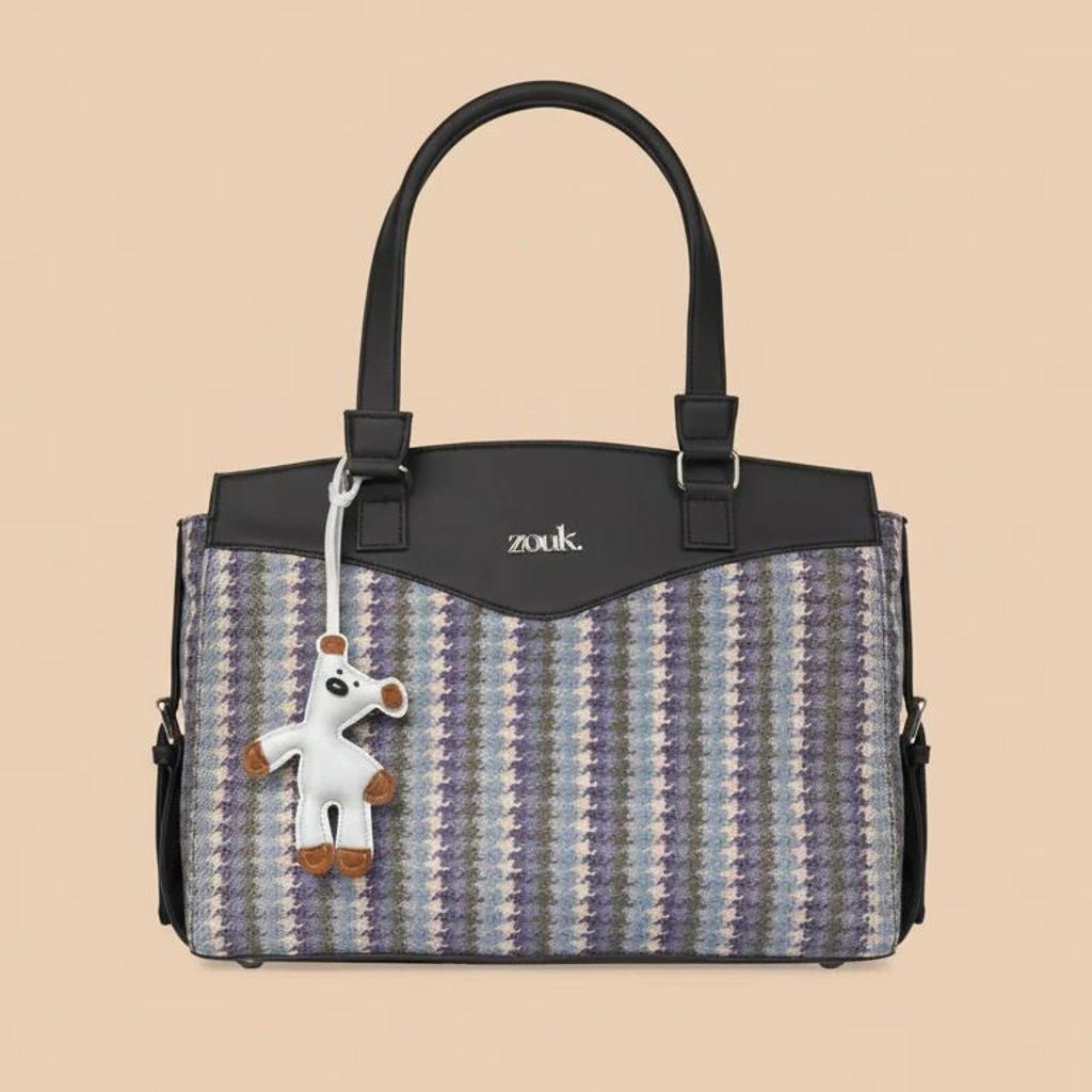 Teddy Bag Charm - White
