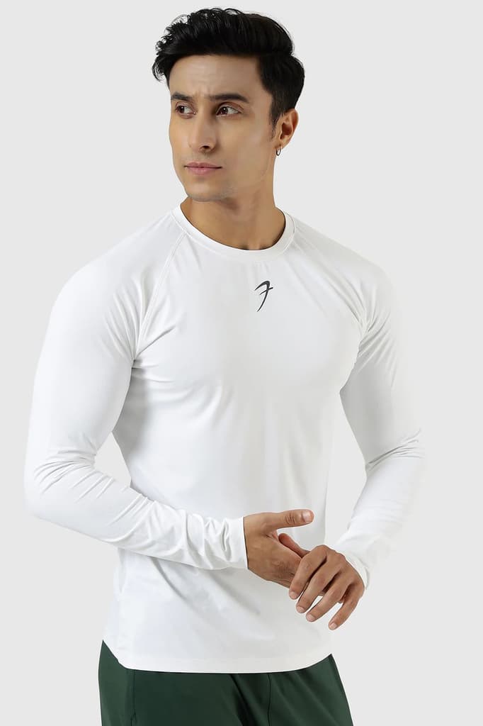 Core Fullsleeves T-shirt White — S