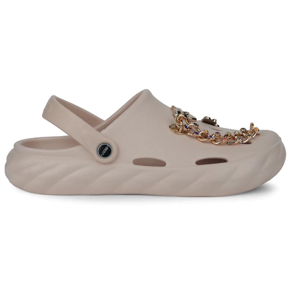 A-HA Peach Slingback Clogs For Women BEACHWALKL By Liberty — photo 2