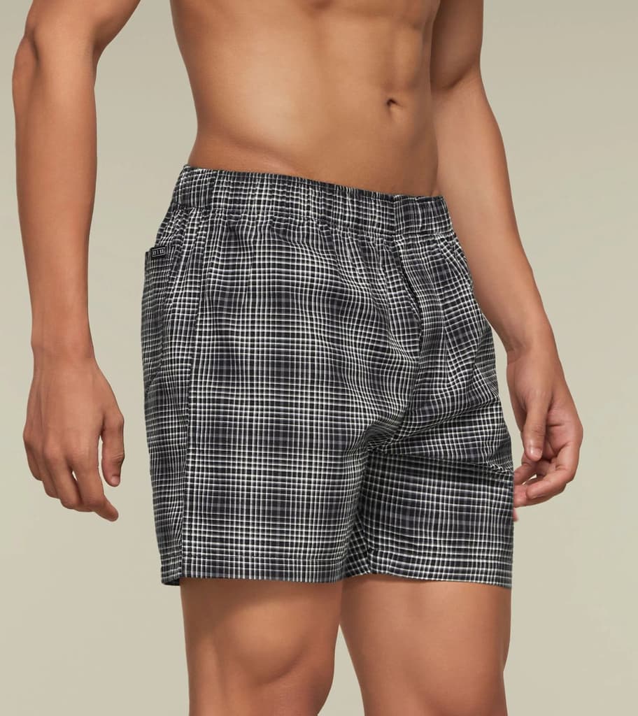 Checkmate Combed Cotton Boxers Monochrome — photo 4