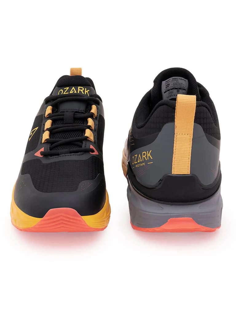 Yellow and Grey Trail Running Shoes for Men | Low-Cut Outdoor — photo 4