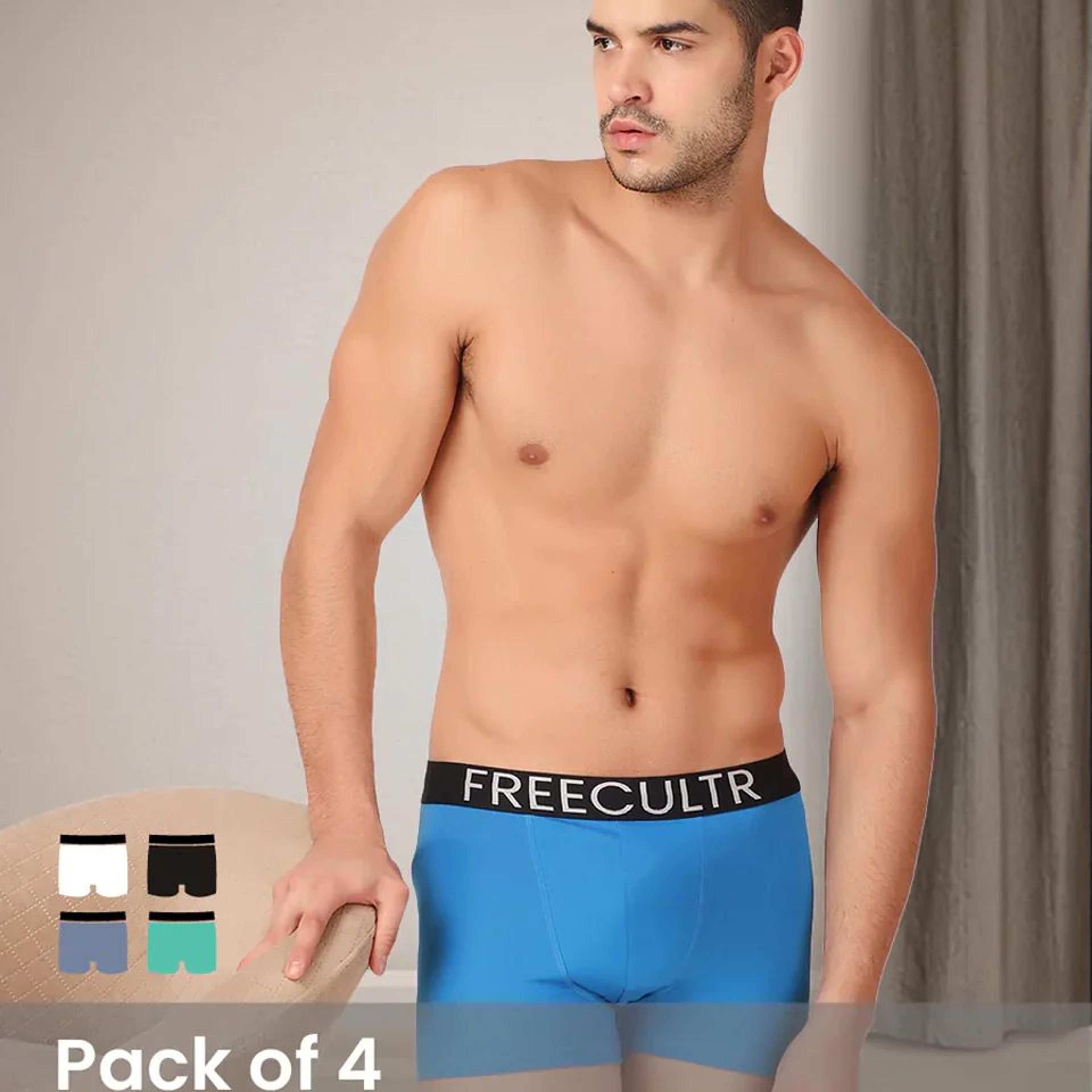 Men's Organic Cotton Trunks Pack of 4
