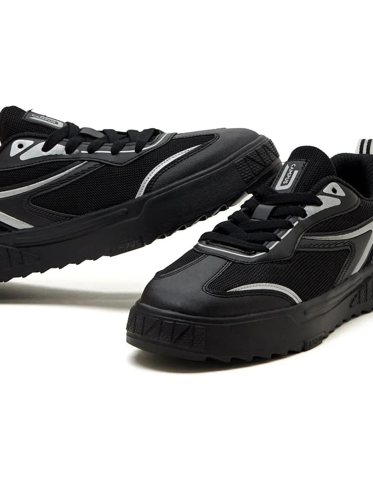 STATIC Black Men's Sneakers — photo 7