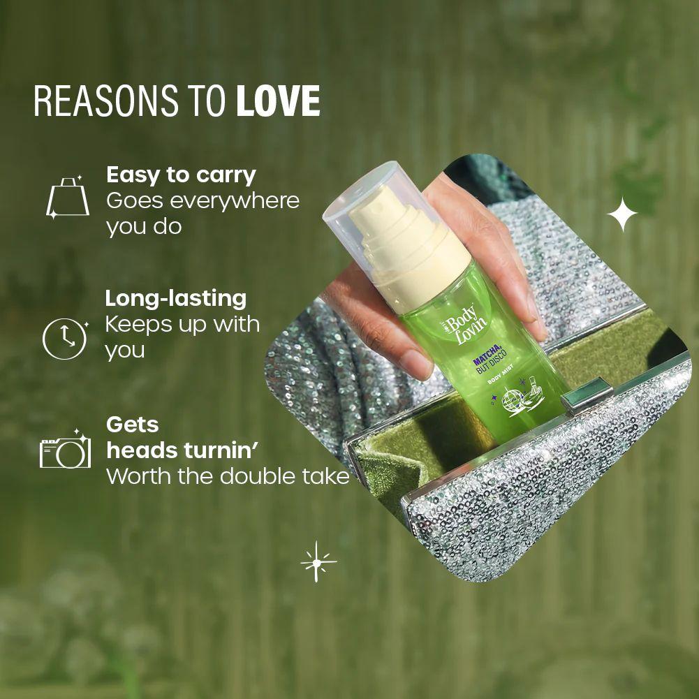 Matcha, But Disco Body Mist by BodyLovin'