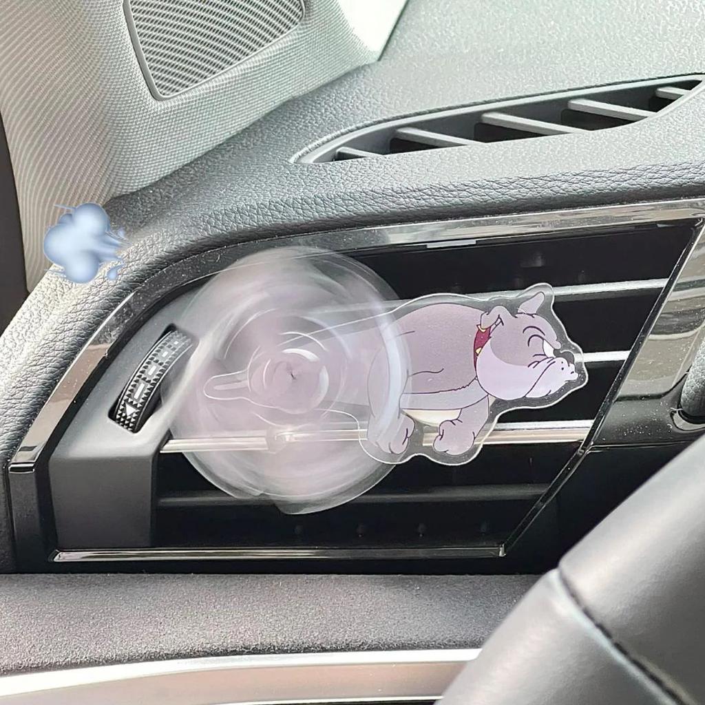 Tom Jerry Spike Car Air Vent Clip Spinner | Funny Rotating Dashboard Decor — photo 5
