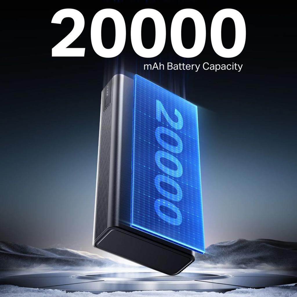 Energyshroom PB435 Turbo | Powerbank with 35W Fast Charging, 20,000mAh, 12-Layer Smart IC Protection, Aluminium Casing — photo 4