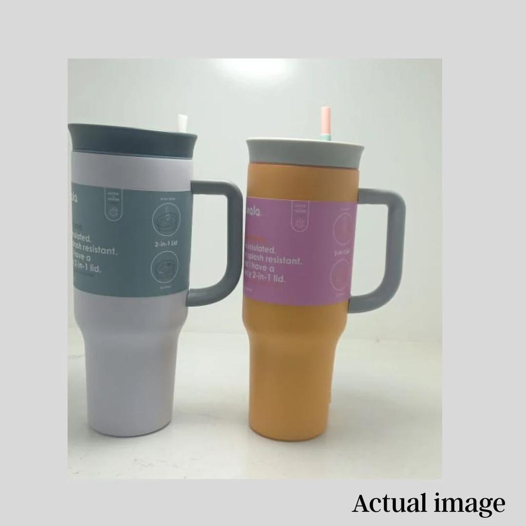 SoftGrip Handle Travel Tumbler With Straw — photo 6