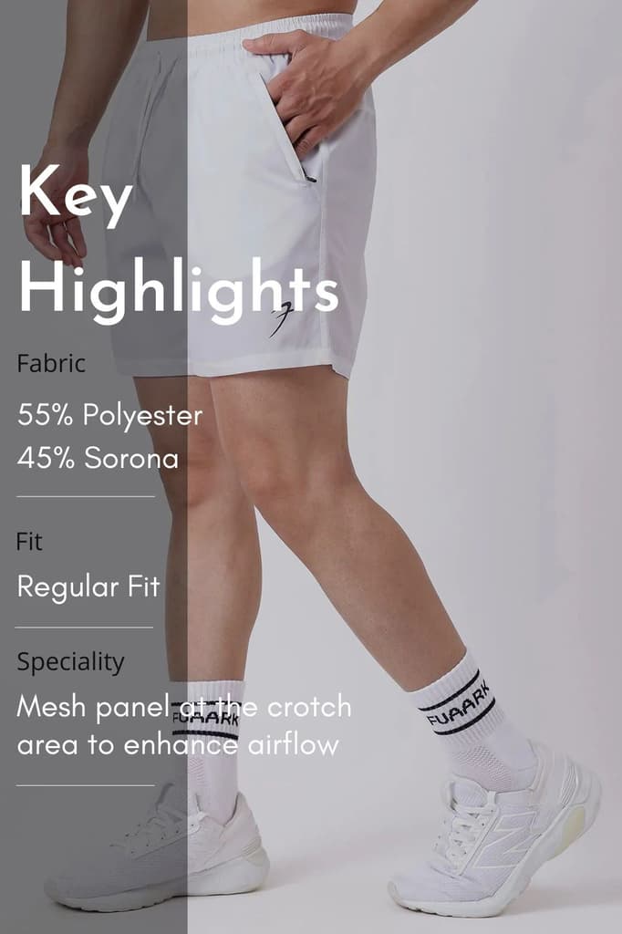 Nova Shorts White — photo 8