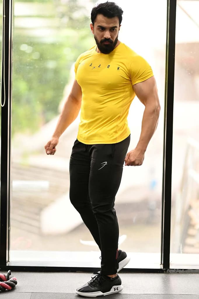 Checks T-shirt Yellow — photo 6