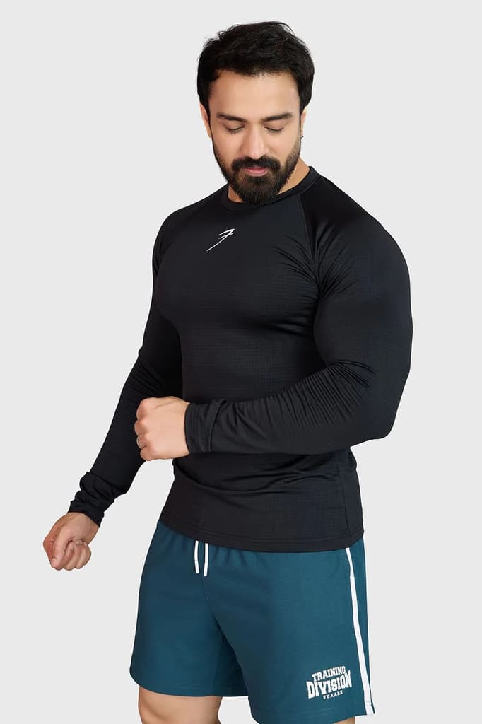 Midnight Fullsleeves T-shirt Black — S