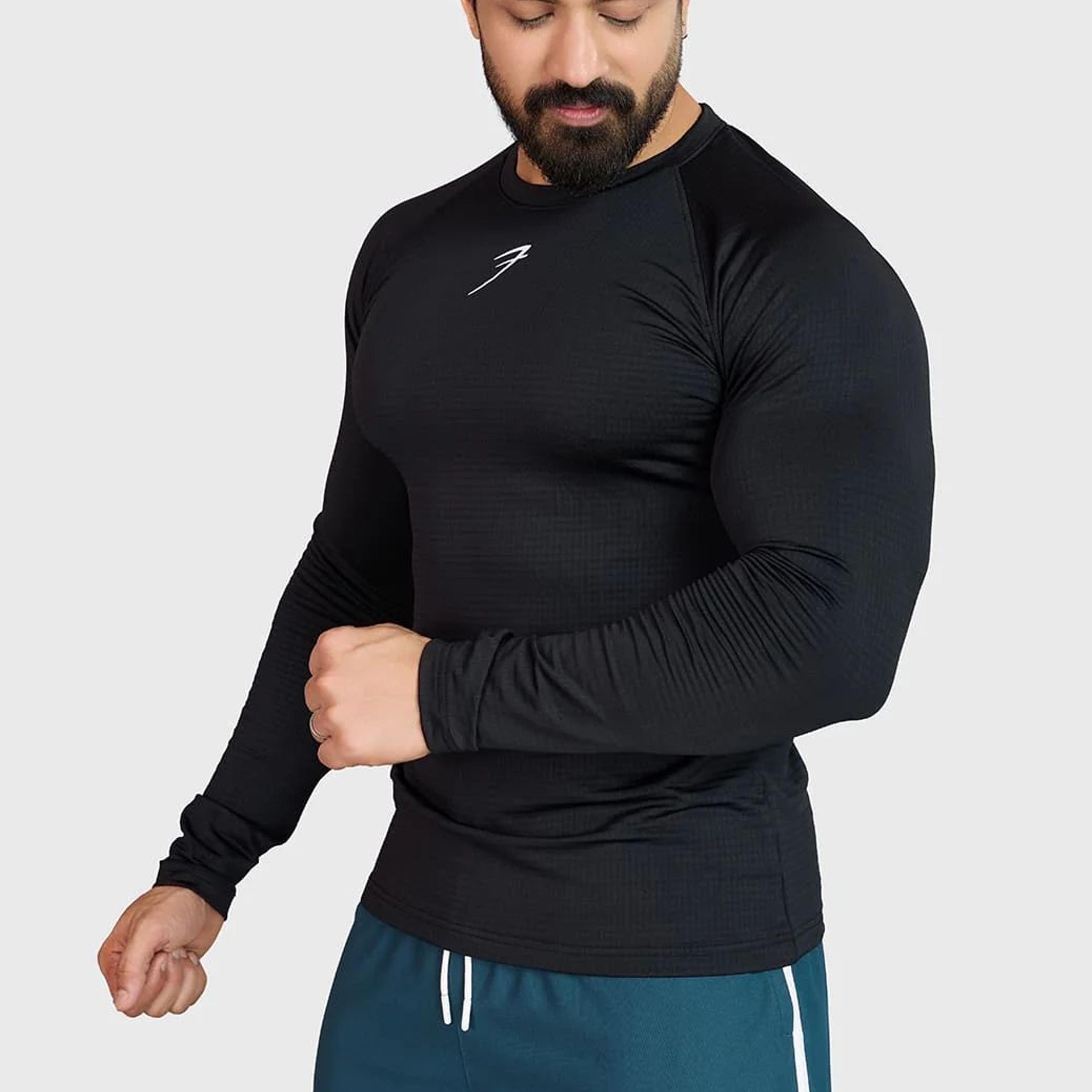 Midnight Fullsleeves T-shirt Black