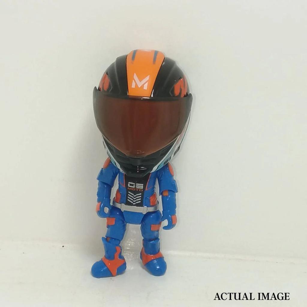 Helmet Metal Mini Figure – Die-Cast Transforming Racing Action Figure (2-in-1 Helmet to Hero) — photo 8