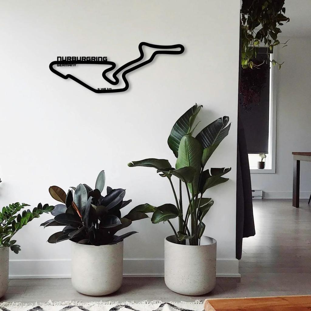 NURBURGRING METAL WALL ART — photo 2