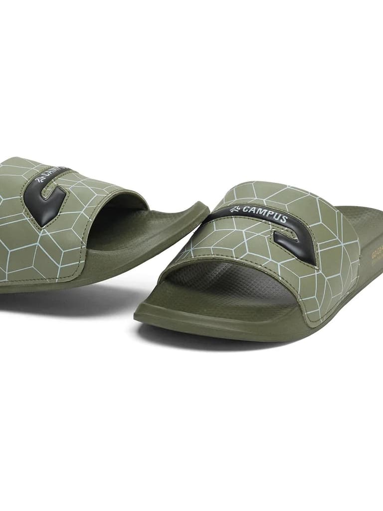 SL-477 Olive Men's Slides — photo 7