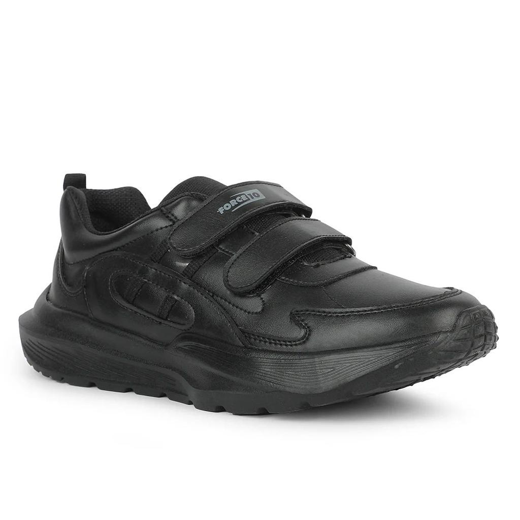 Force 10 ELITESTP-V Black School Uniform shoes for Kids by Liberty