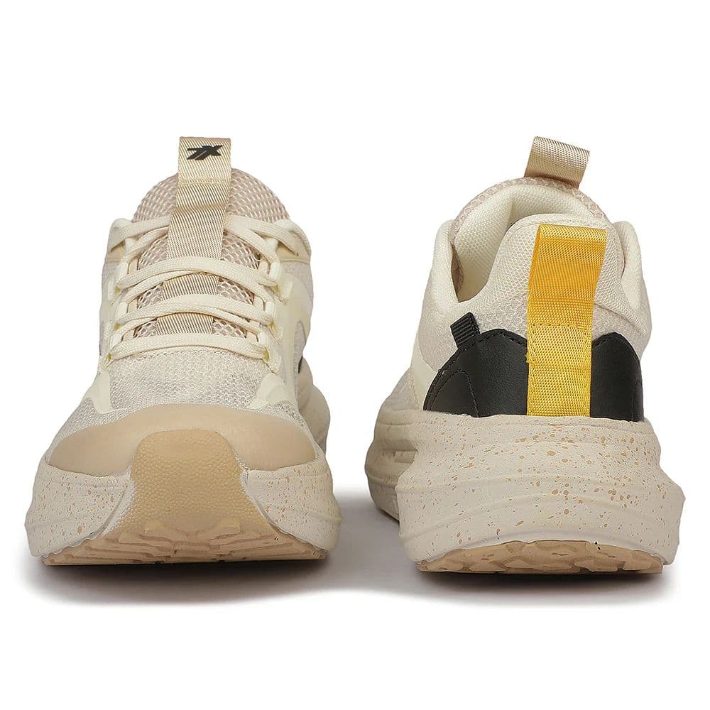 Leap7X ZQ-WFM-07 Beige Sports Non Lacing Walking Shoes for Men by Liberty — photo 7