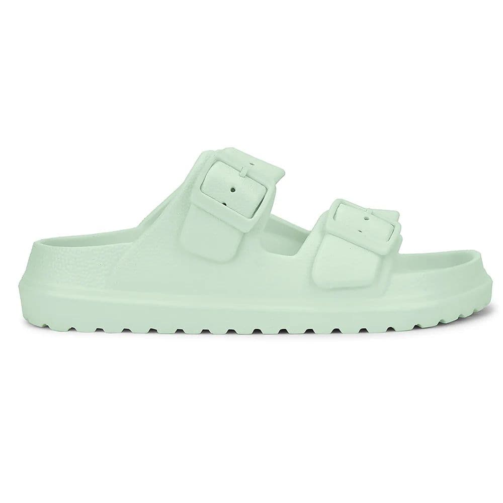 A-HA Light Green Casual Flat Sandal For Women EASYPRO By Liberty — photo 2