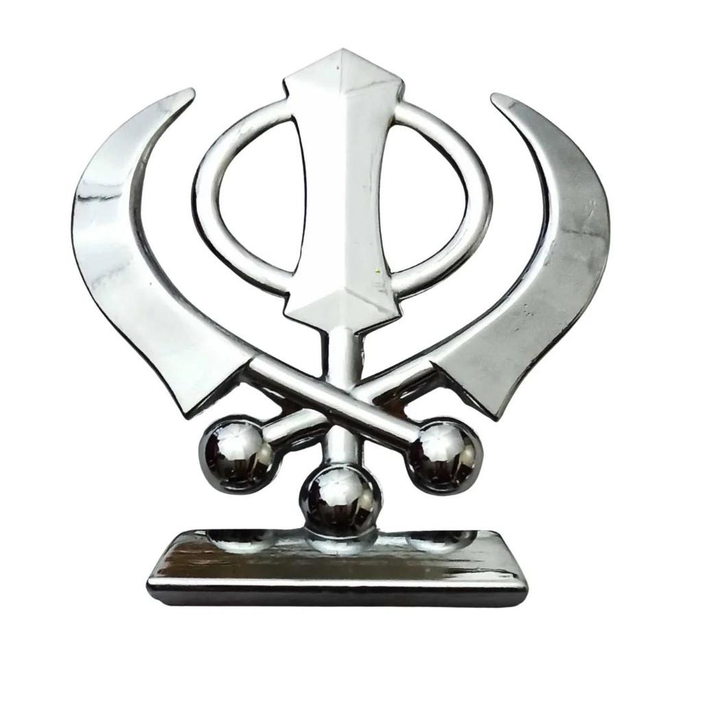 Divine Khanda – Sikh Symbol Dashboard Idol — photo 2