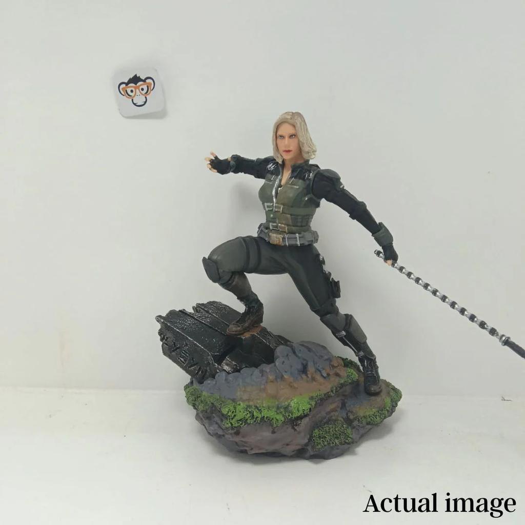 Black Widow Combat Pose Action Figure Statue — photo 4