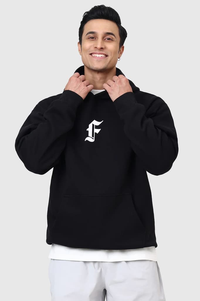 Rage Oversized Hoodie Black — photo 6