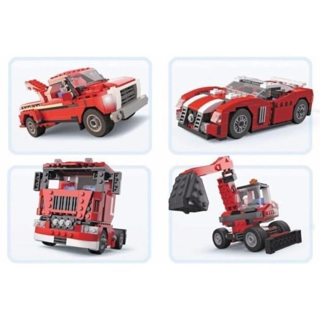 Building Blocks FourWheelers Kit – 278+ Piece DIY Construction Set for Kids — photo 5