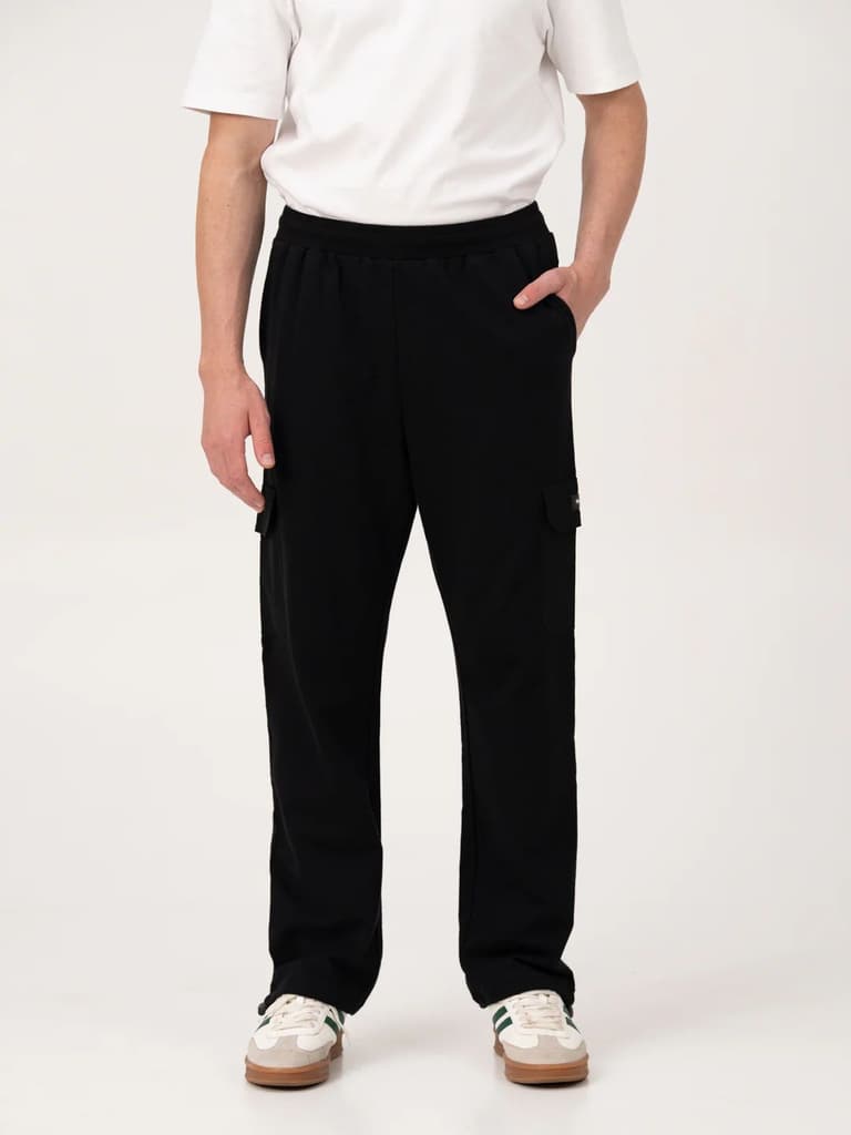Motion Black Relaxed Fit Cargo Sweatpants — photo 7