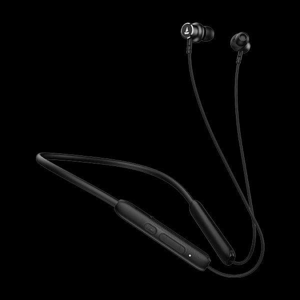 boAt Rockerz 195 V2 Pro | Wireless Earphone with 30 Hours Playback, BEAST™ Mode, 10mm Drivers, Dual Pairing with BT v5.2 — Active Black