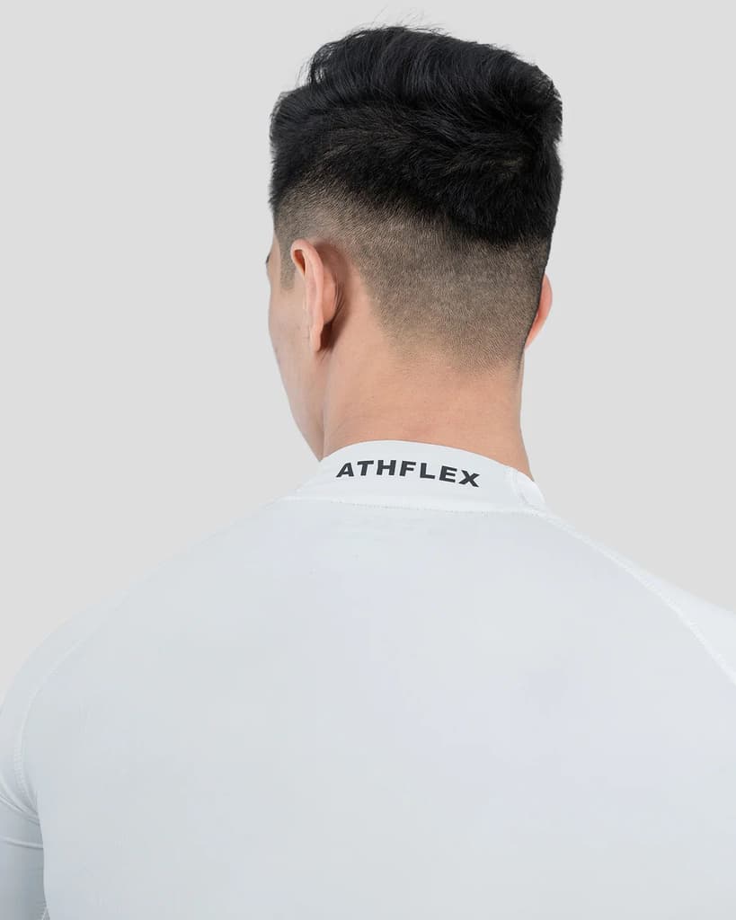 Hustle High Neck Full Sleeve Compression T-shirt — photo 5