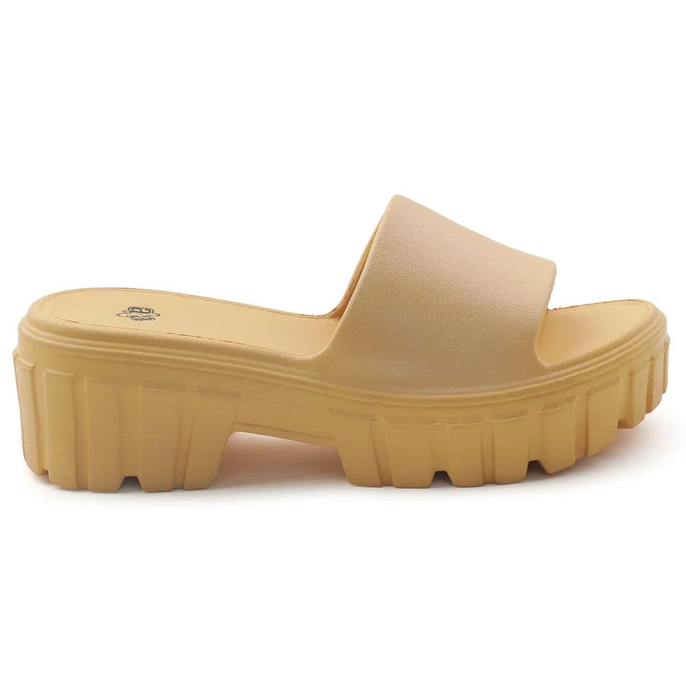 A-HA Yellow Casual Sandal For Women LB46-01E By Liberty — photo 2