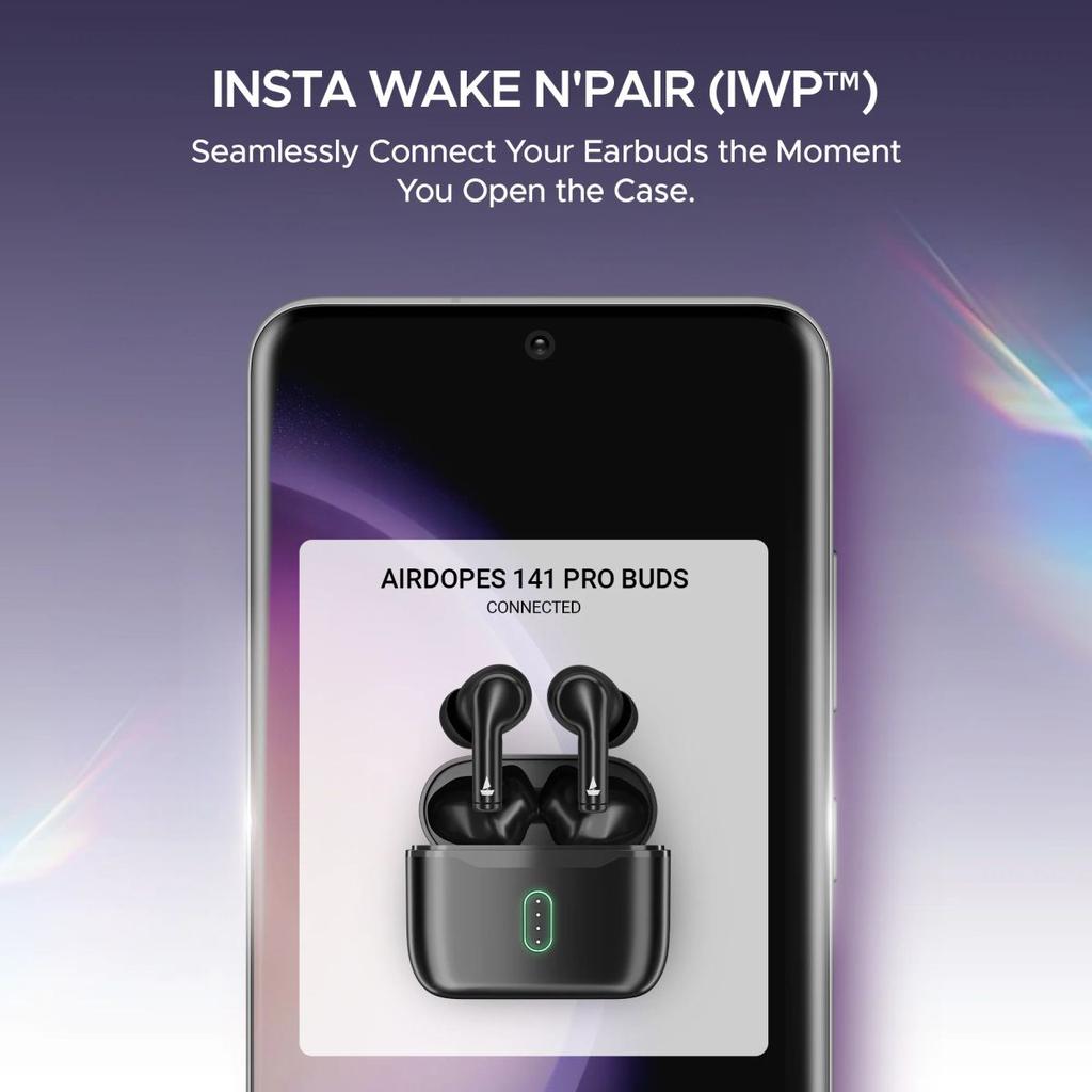 boAt Airdopes 141 Pro Buds | Wireless Earbuds with 60H Playback, ENx™ Technology, Sleek Metallic Finish, Bluetooth v5.3 — photo 10