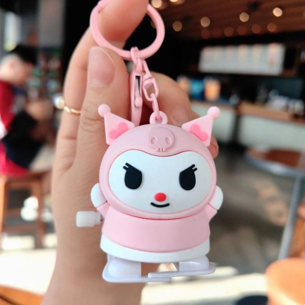 Sanrio Kuromi Keychain | Kawaii Cartoon Clockwork Doll — photo 5